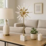 Crystal Sunburst Medium White